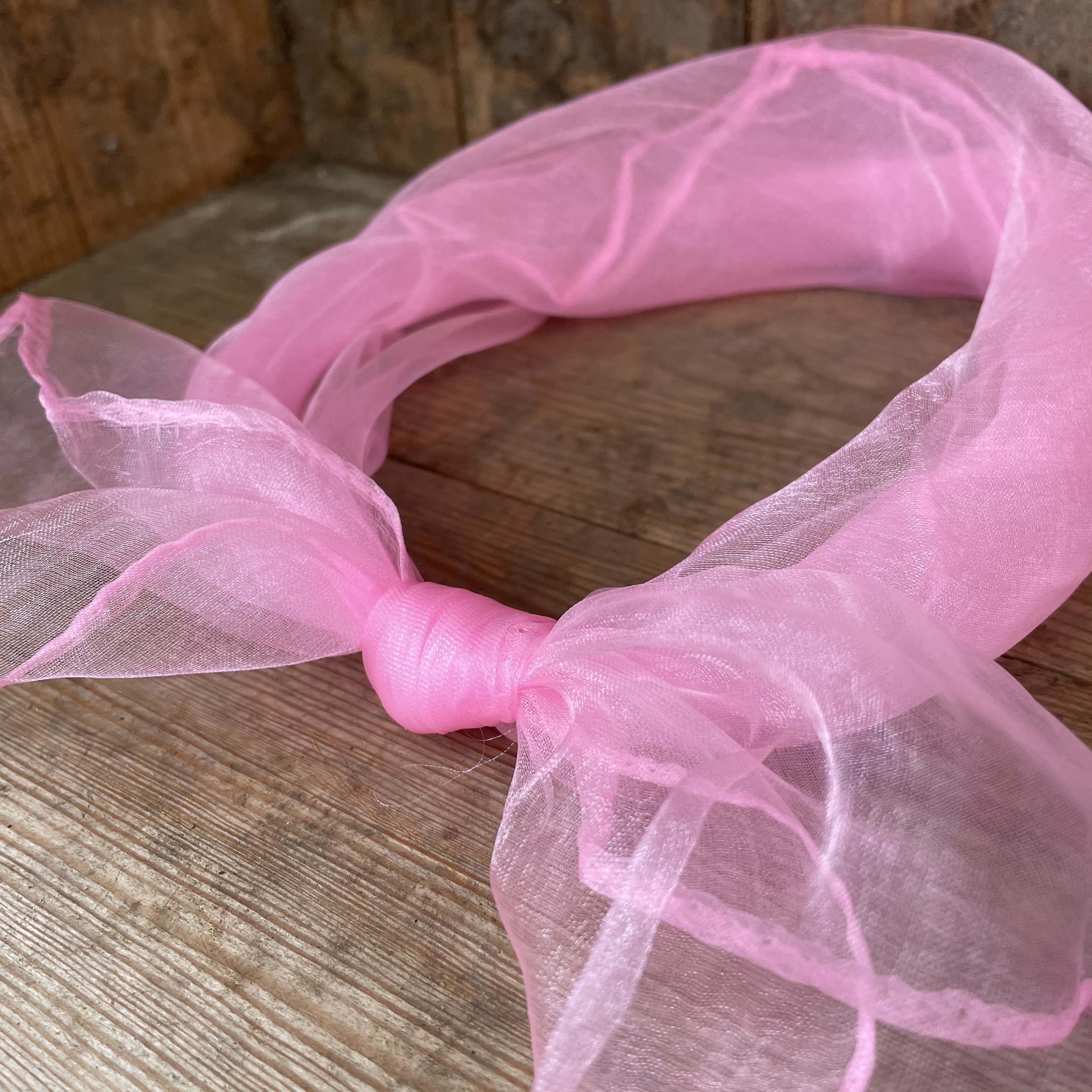 hårsjal skir rosa  - 2