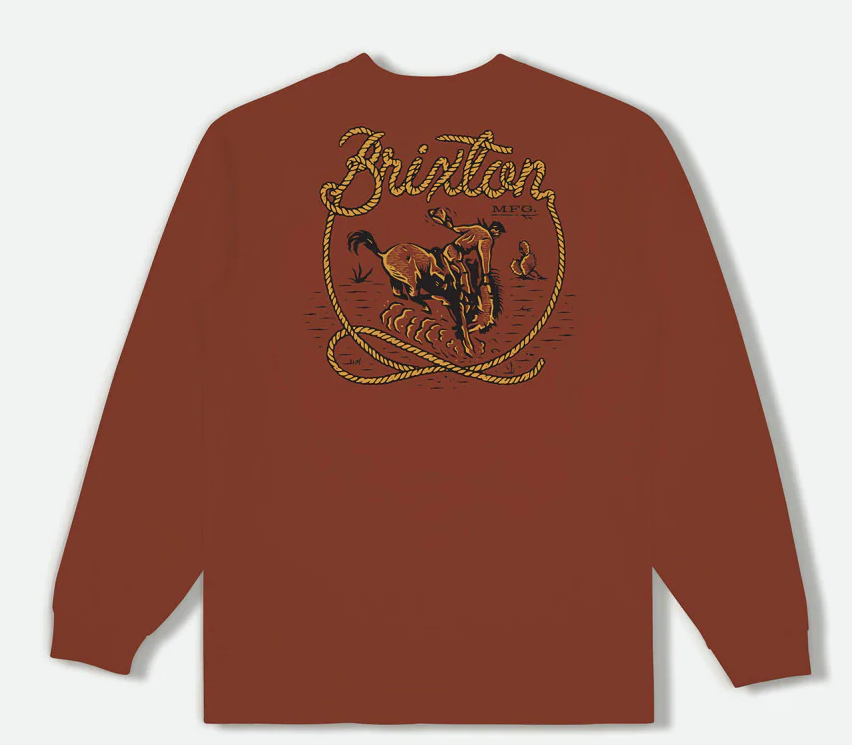 Brixton LS Omaha tegelröd