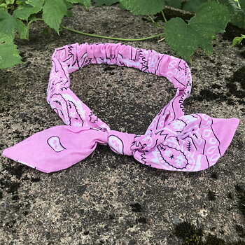 bandana resår rosa