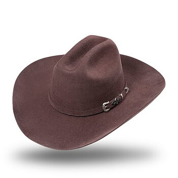 Cowboyhatt Houston  brun