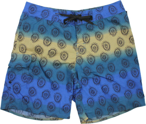 Brixton trunks badbyxor Leeward Blue/gold