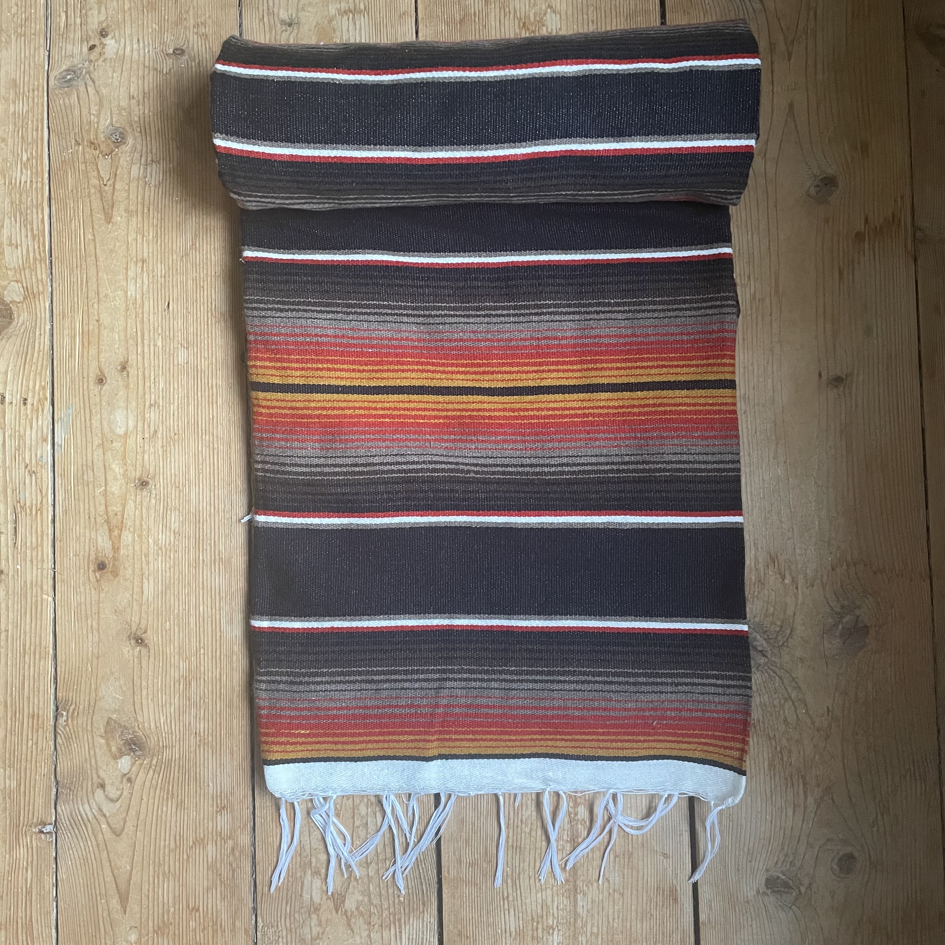 Mexicofilt Serape brun rust  - 2