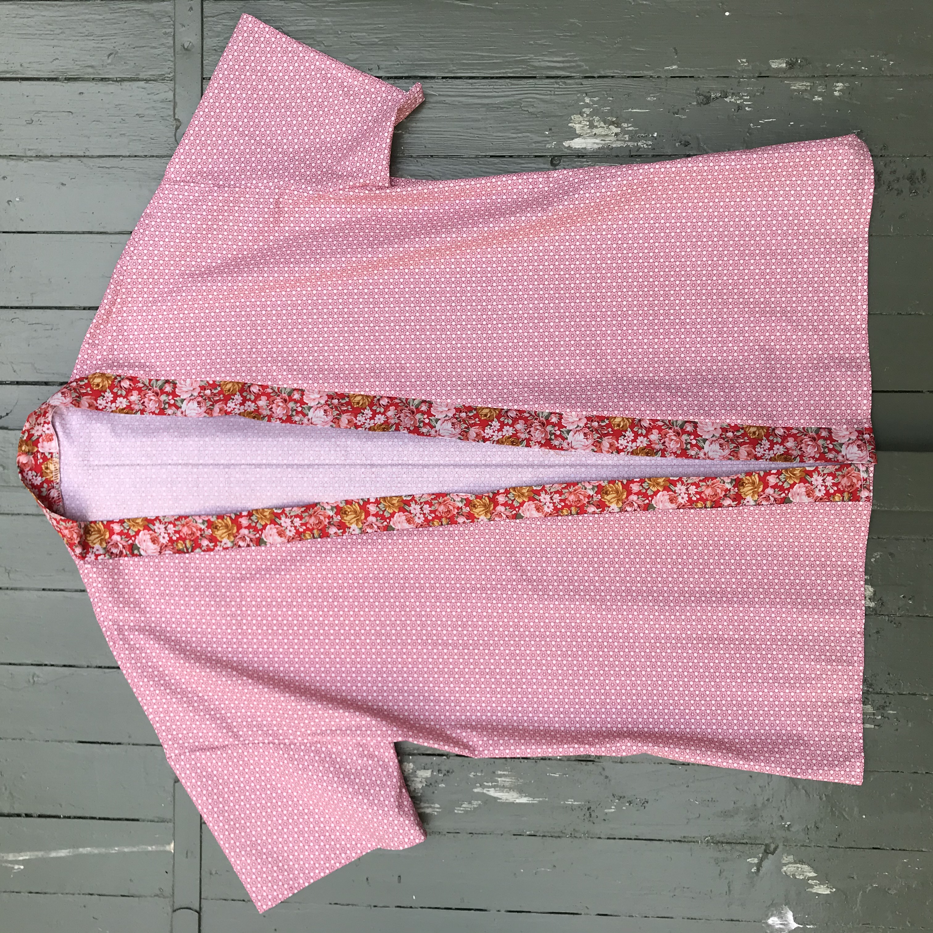 handsydd kimono rödklöver - 5