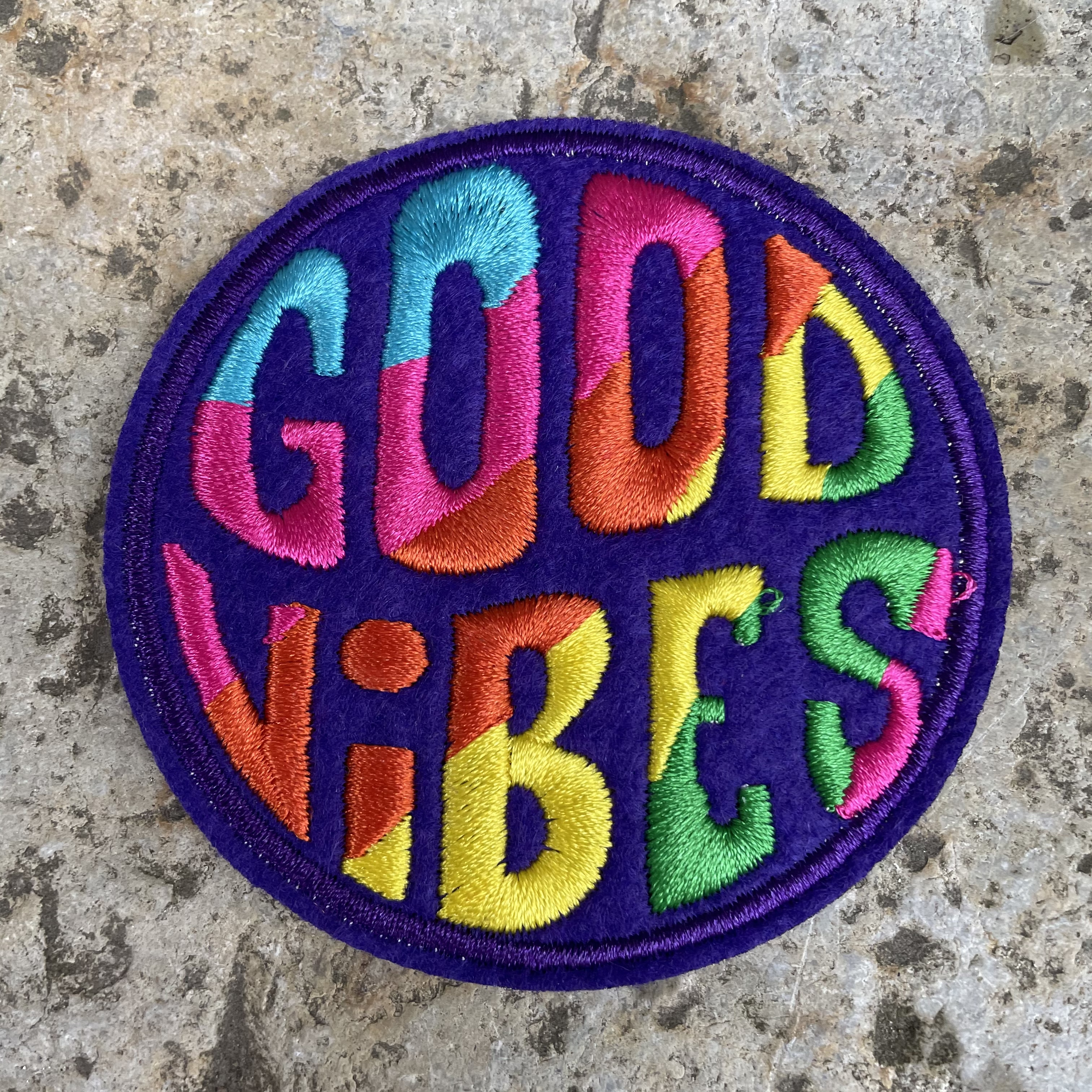 Tygmärke goood vibes