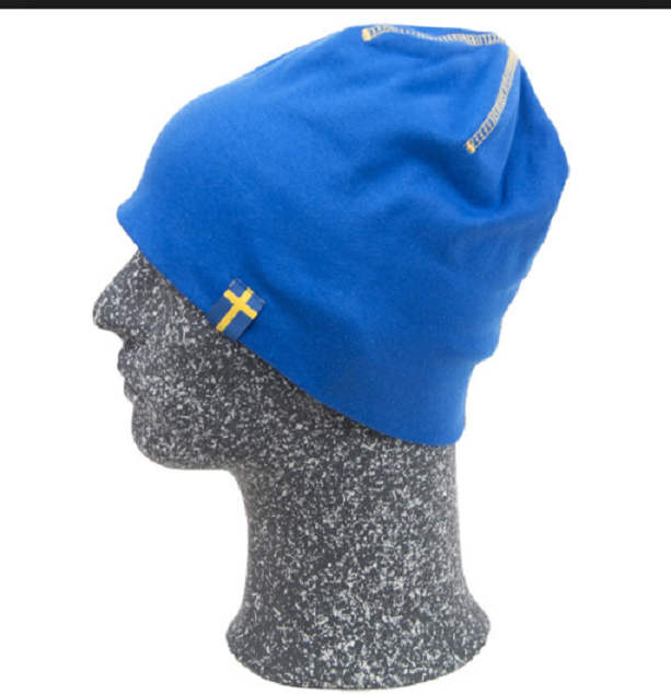 Embla Beanie, Blå/Gul One size - 2