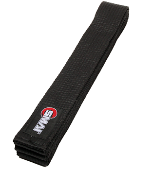 Smai Deluxe Satin bälte, Svart 5 cm