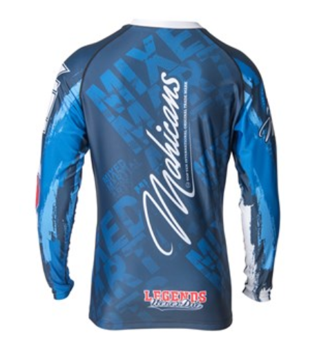 Topten Rashguard Långärm "Mohicans"  Blå - 3