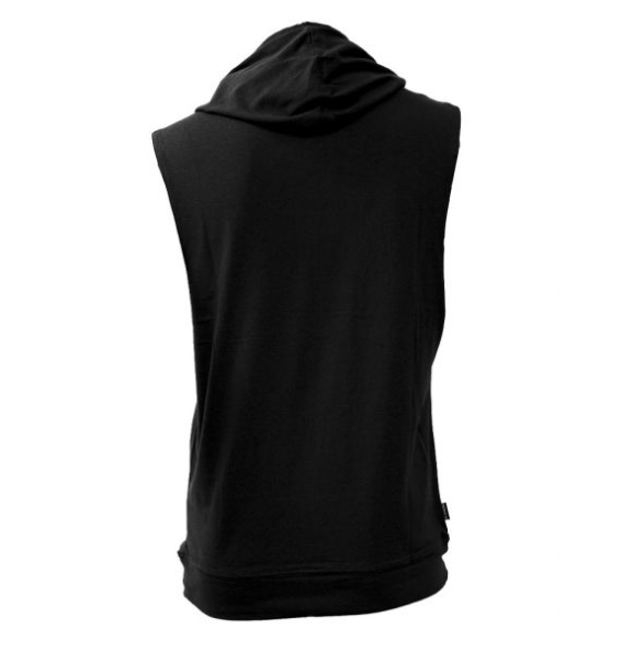 Topten  Biceps Sleeveless T-shirt med Hood, Svart - 2
