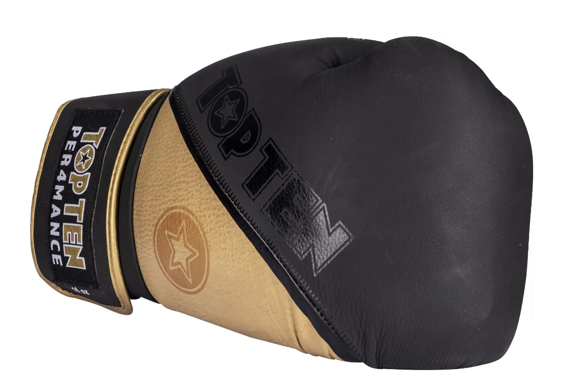 Topten Boxing glove 4Select Inferno, Black 12 oz - 2
