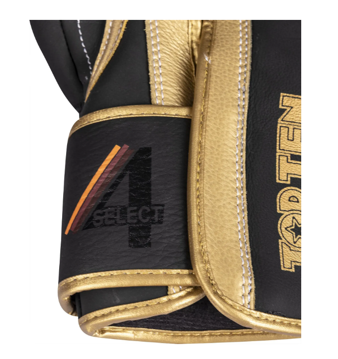 Topten Boxing glove 4Select Inferno, Black 12 oz - 5