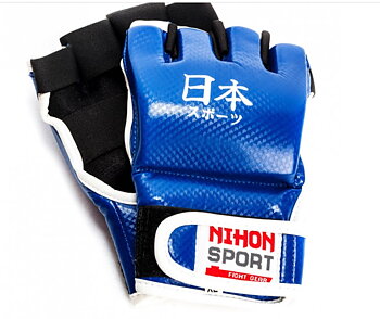Nihon Sport Jujutsu handskar, Blå