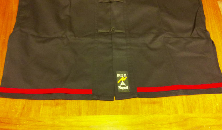 Red Instructors stripes on FUJIMAE Kung-fu Suit - 2