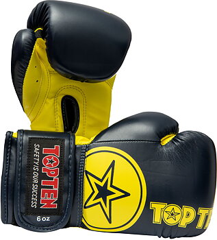 Topten Boxing glove KIDS 8 oz Blue/yellow