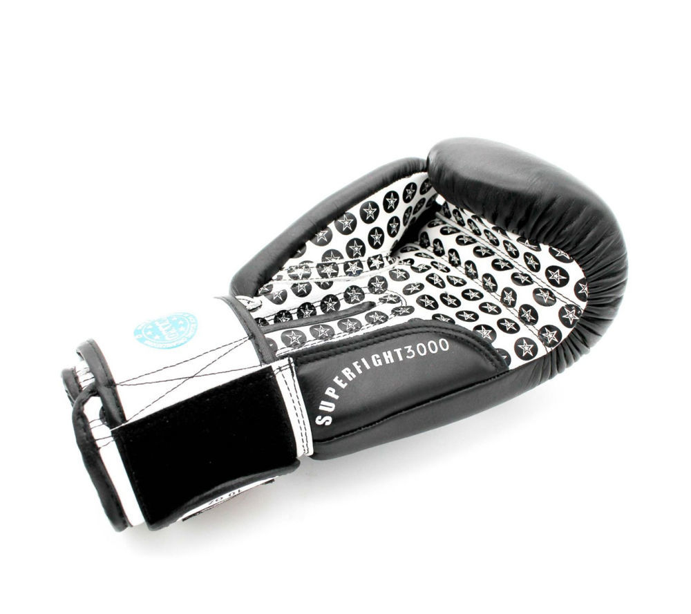 Topten Boxglove Superfight Stars, Black 12 - 14 oz - 2