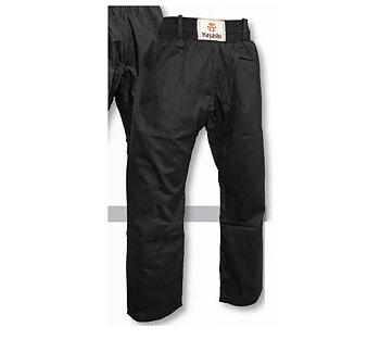 Hayashi trouser, 100%  Cotton, Black