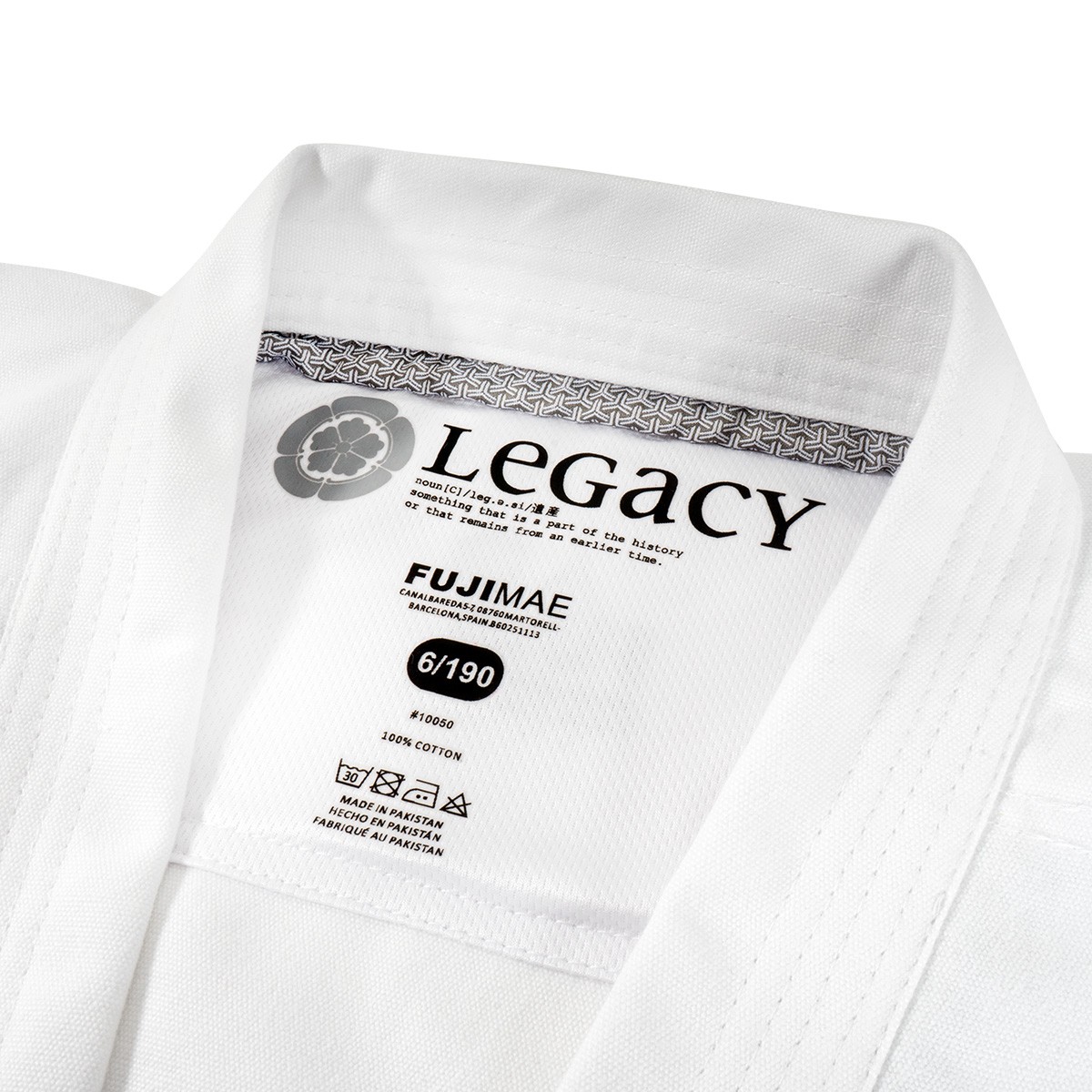 FUJIMAE karate gi LEGACY 14 oz Vit - 2