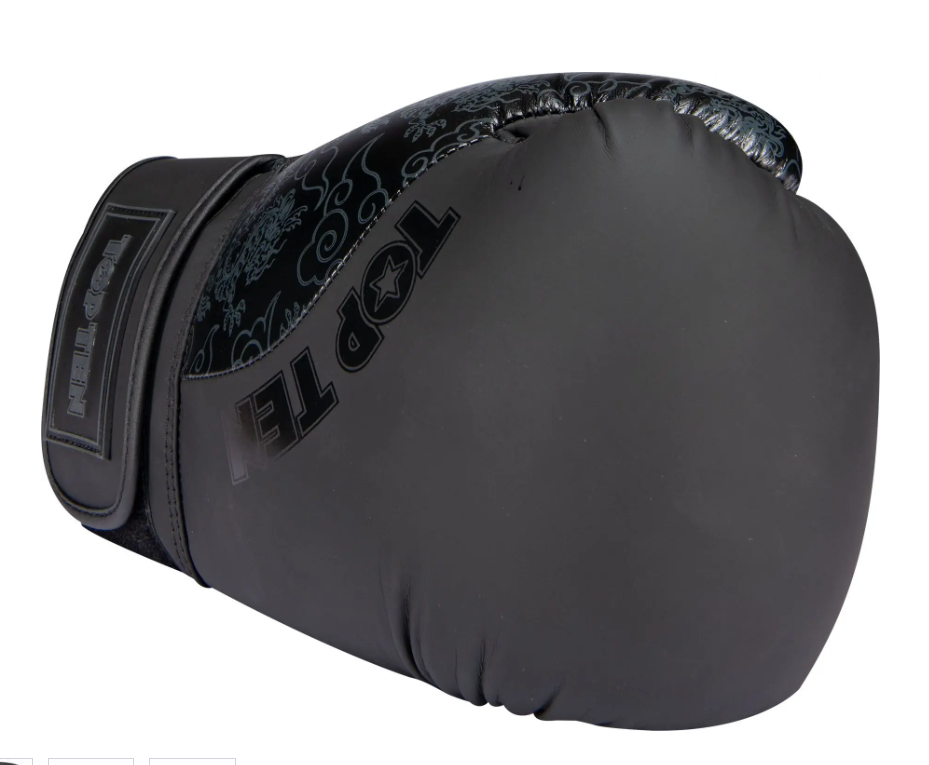 Topten Boxningshandske Dragon Svart 10-16 oz - 2