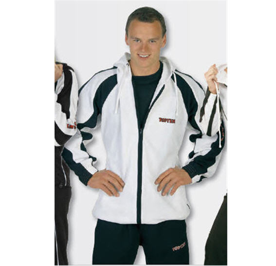 Tracksuit Topten Pique, First Modell, White