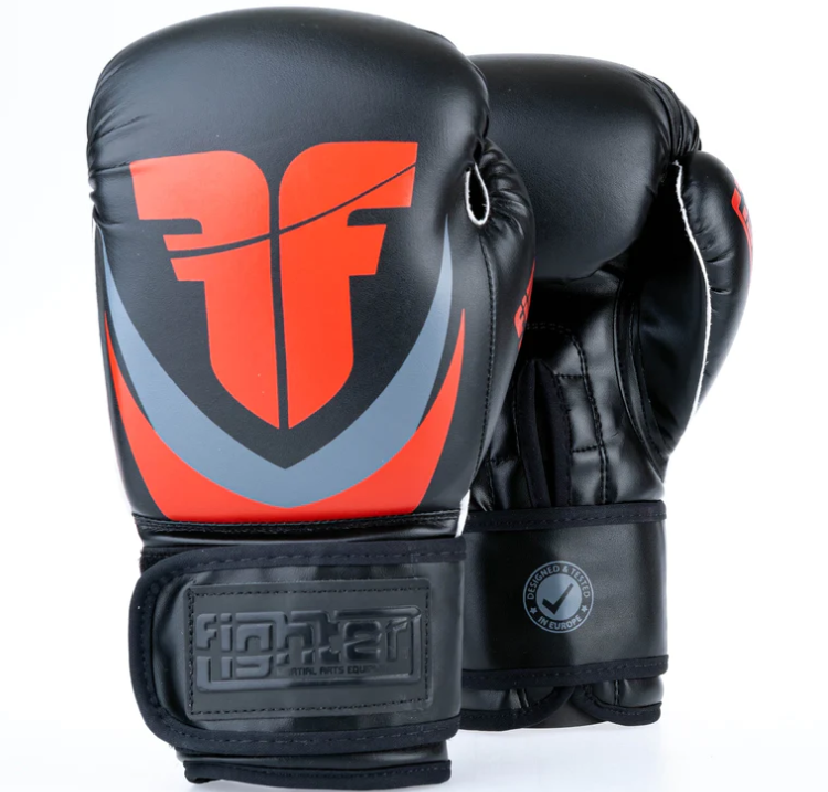 Fighters Inc Boxhandske SPIKES Svart/Röd 8-18 oz - 2