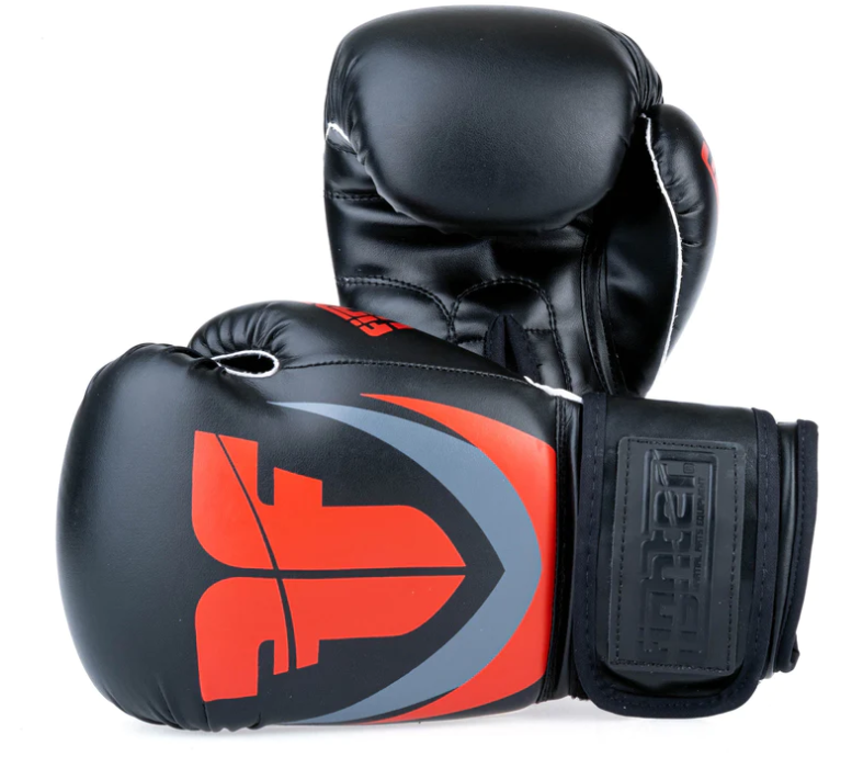 Fighters Inc Boxhandske SPIKES Svart/Röd 8-18 oz
