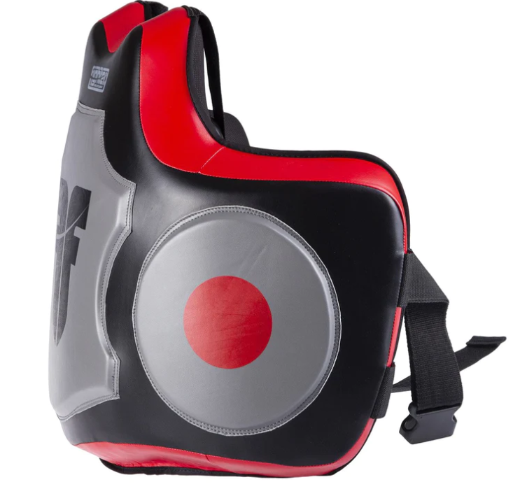 Fighters INC Body Protector Svart/Silver/Red - 2