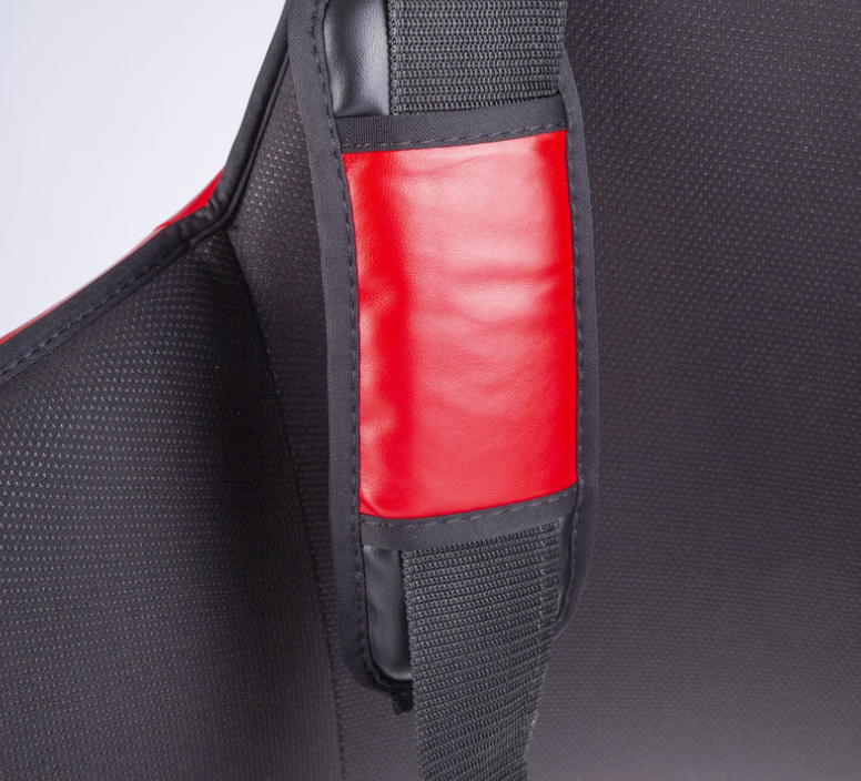 Fighters INC Body Protector Svart/Silver/Red - 5