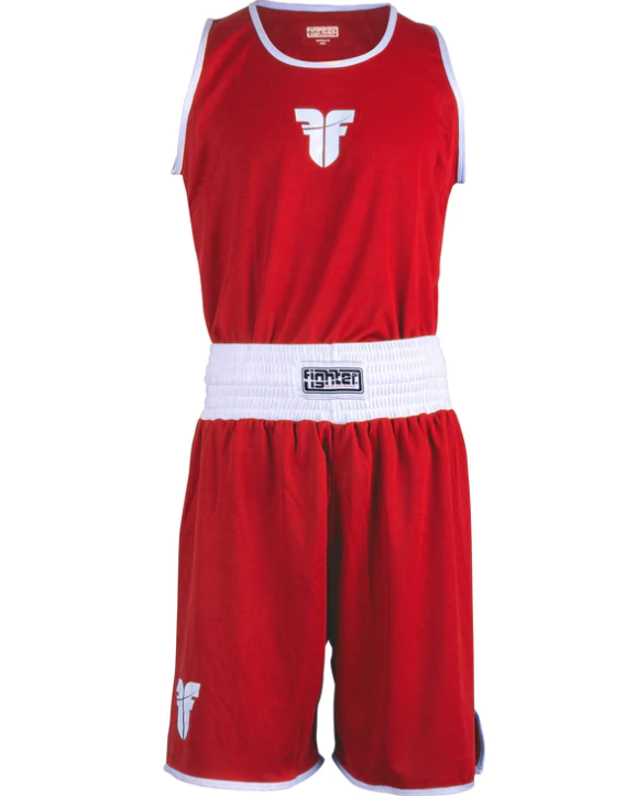 Fighters INC Boxset, shorts and top Röd