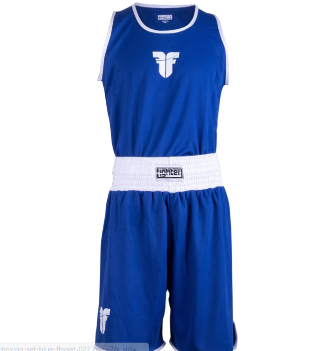 Fighters INC Boxset, shorts and top Blue