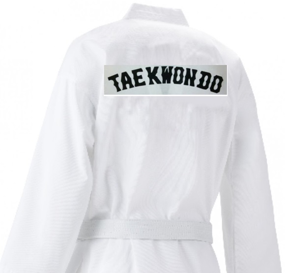 JCalicu WT Ribbed Club Dobok, Black backprint WT approved - 3