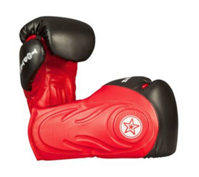 Topten Boxningshandske Hero, Röd/Svart 12 och 16 oz