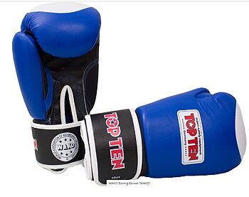 Topten Matchglove WAKO 10 oz, Blue
