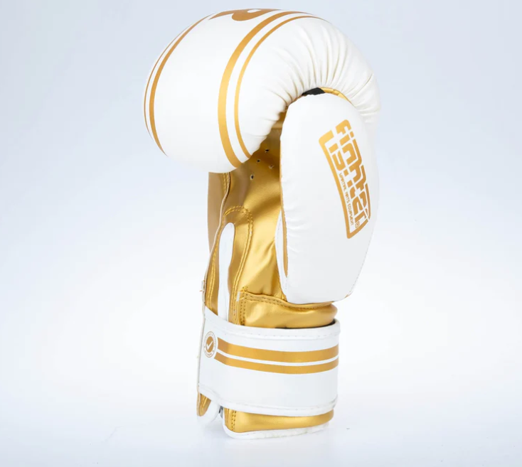 Fighters Inc Boxhandske INFERNO Vit/Gul 6-16 oz - 2
