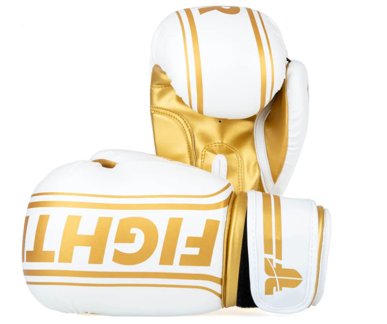 Fighters Inc Boxhandske INFERNO Vit/Gul 6-16 oz