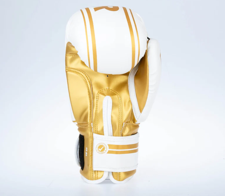 Fighters Inc Boxhandske INFERNO Vit/Gul 6-16 oz - 3