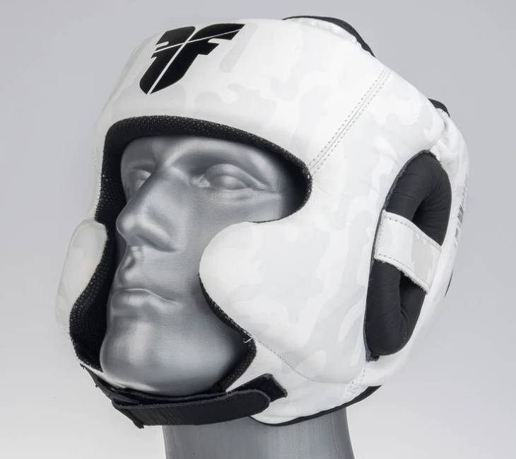 Fighters Inc Huvudskydd Sparring Pro Vit Camo - 2
