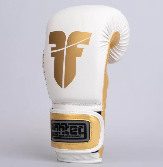 Fighters Inc Boxhandske PRO EDITION Vit/guld 8-18 oz - 3