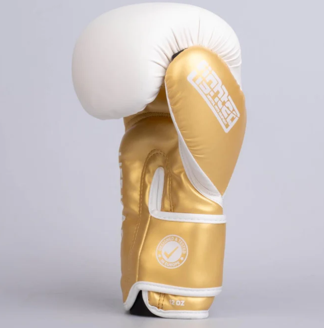 Fighters Inc Boxhandske PRO EDITION Vit/guld 8-18 oz - 4