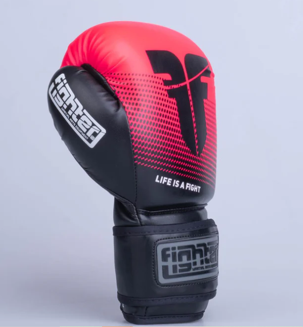 Fighters Inc Boxing glove PRO EDITION Pink/Black 8-18 oz - 3