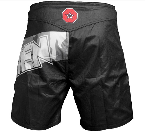Topten MMA Board Shorts Scratched, Black - 2