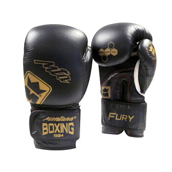 Montana Boxglove FURY Black/Gold  10-14 oz