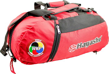 Hayashi WKF Gymbag/Backpack, Red Medium