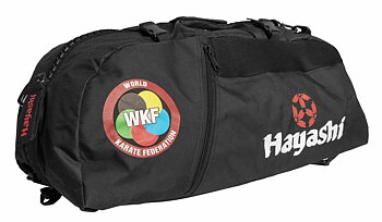 Hayashi WKF Gymbag/Backpack, Black Large