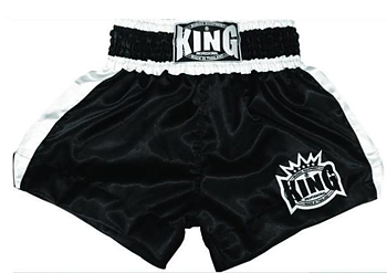 King Thaishorts Plain Logo, Black