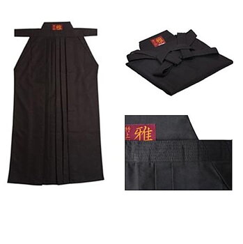 Miyaba Aikido Hakama, Svart