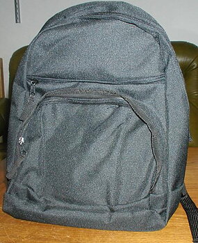 Wide Small Rackpack, Black