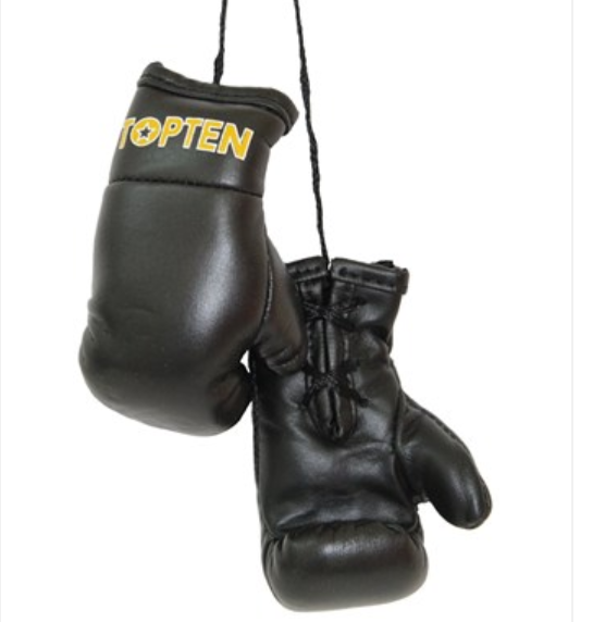 Mini boxhandskar Topten, Svart