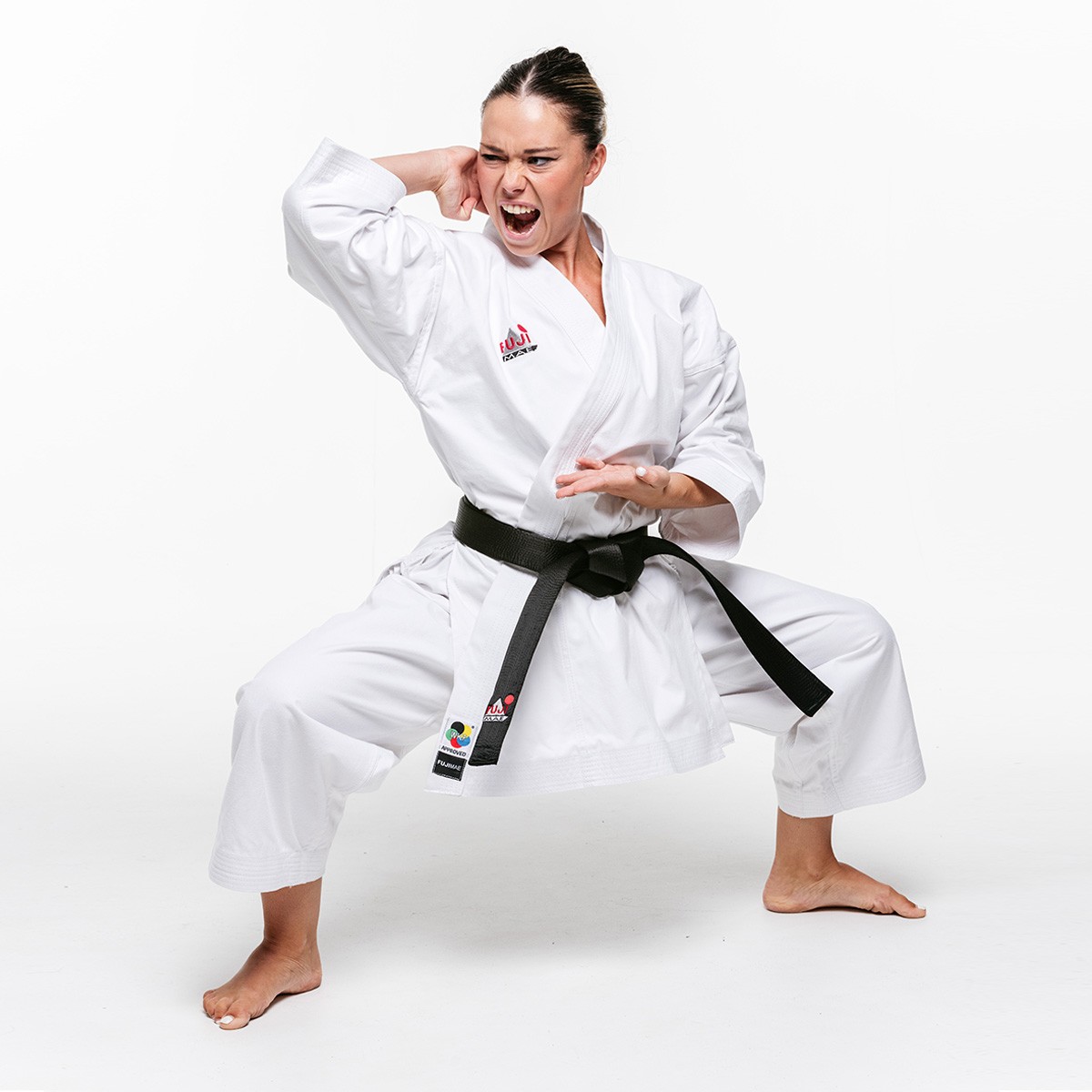 FUJIMAE karate gi BUDOKAN WKF 12 oz Vit - 2