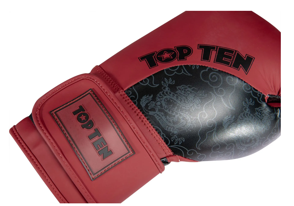 Topten Boxingglove Dragon Red/Black 10-16 oz - 4