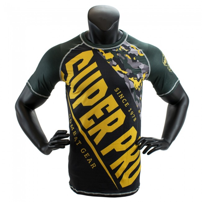 Super Pro Combat Gear T-shirt Black/Green/Gold - 2