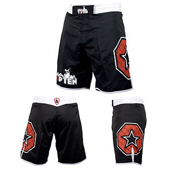 Topten MMA Board Shorts, Black